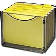 safco desktop file storage box steel|Safco 2170BL Desktop File Storage Box Steel Mesh 12.